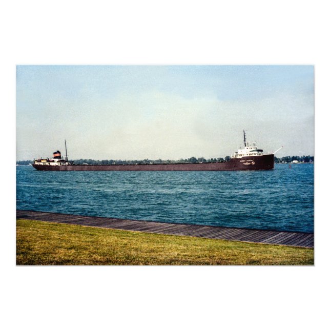 Great Lakes freighter Harry Coulby Photo Print (Front)