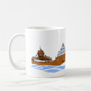 Great Lakes freighter Kaye E. Barker Coffee Mug