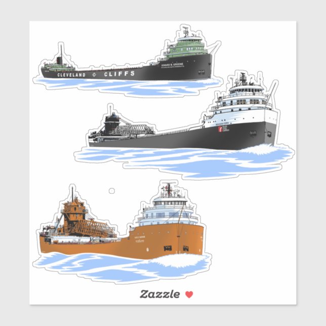 Great Lakes Freighter Kaye E. Barker history set (Sheet)