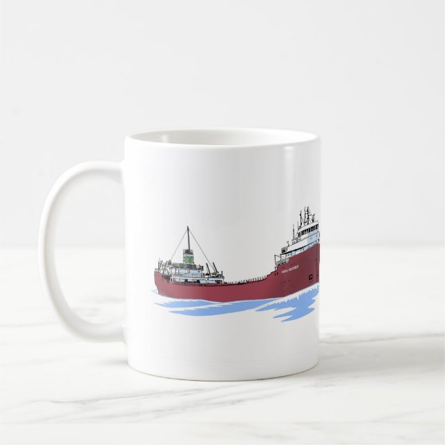 Great Lakes freighter Kinsman Independant Coffee Mug (Left)