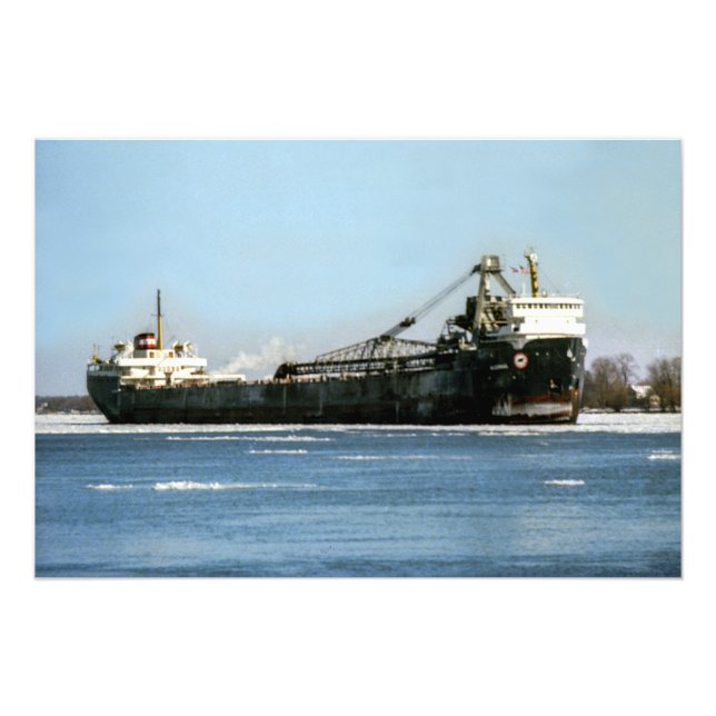 Great Lakes freighter MC Algorail Photo Print (Front)