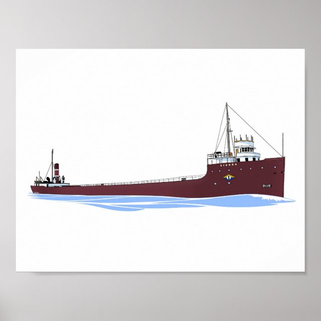 Great Lakes Freighter Sierra (Tomlinson) Poster (Front)
