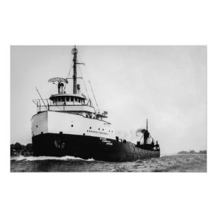 Great Lakes freighter SS Edward Y. Townsend Photo Print