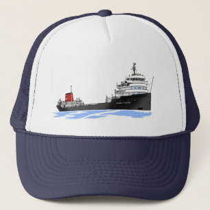 Great Lakes Freighter Thomas F. Patton Republic Trucker Hat