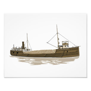 Great Lakes freighter W.R. Stafford Photo Print