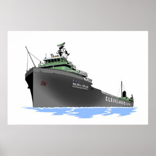 Great Lakes Freighter Walter A. Sterling Poster