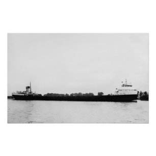 Great Lakes freighter William Clay Ford Photo Print
