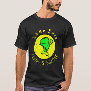 Great Lakes Lake Erie Fishing And Boating 30 T-Shirt