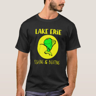 Great Lakes Lake Erie Fishing And Boating 30 T-Shirt