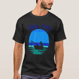 Great Lakes Lake Erie Fishing And Boating T-Shirt