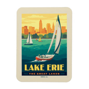 Great Lakes   Lake Erie Magnet