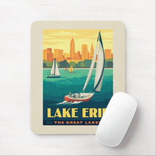 Great Lakes   Lake Erie Mouse Mat