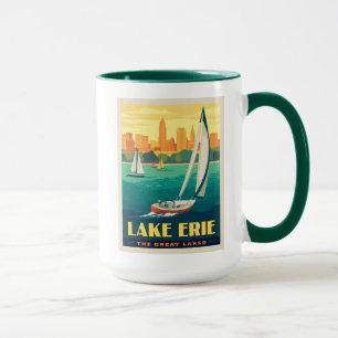Great Lakes   Lake Erie Mug