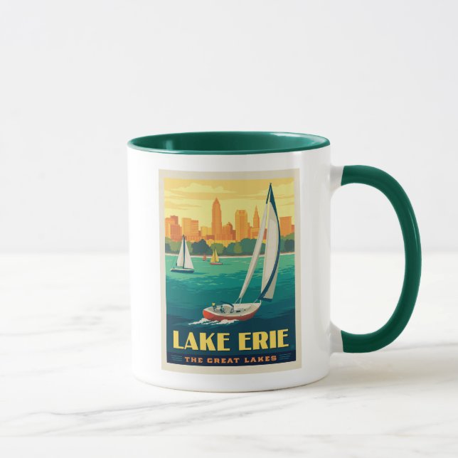Great Lakes | Lake Erie Mug (Right)