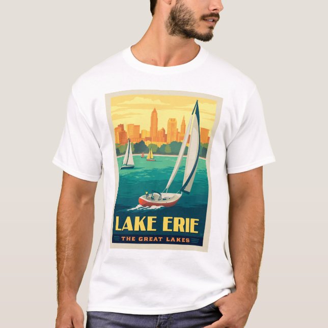 Great Lakes | Lake Erie T-Shirt (Front)