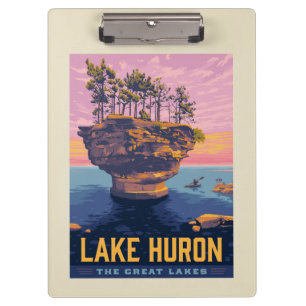 Great Lakes   Lake Huron Clipboard