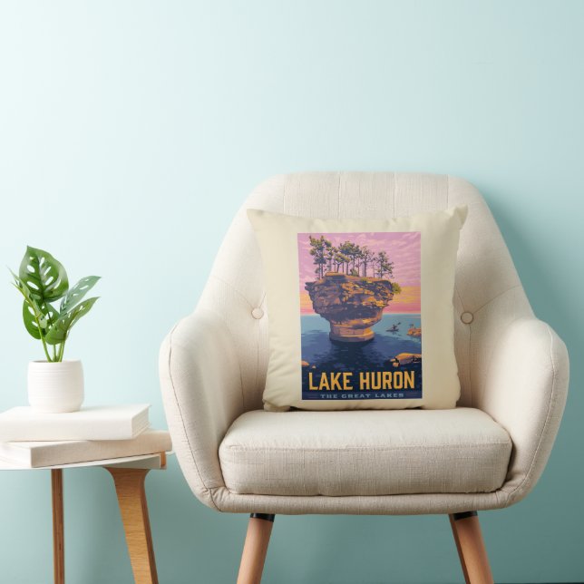 Great Lakes | Lake Huron Cushion (Chair)