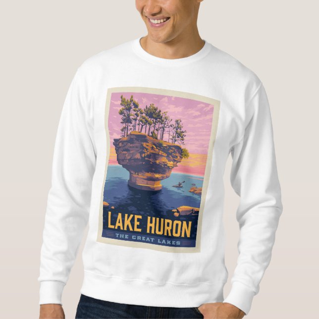 Great Lakes | Lake Huron Sweatshirt (Front)
