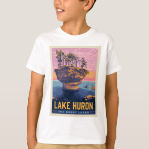 Great Lakes   Lake Huron T-Shirt