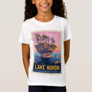 Great Lakes   Lake Huron T-Shirt
