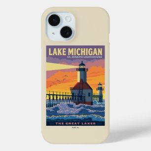 Great Lakes Lake Michigan iPhone 15 Case