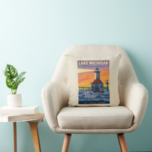 Great Lakes   Lake Michigan Cushion