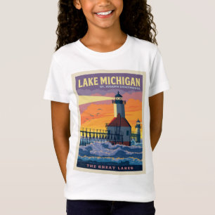 Great Lakes Lake Michigan T-Shirt