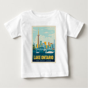 Great Lakes   Lake Ontario Baby T-Shirt