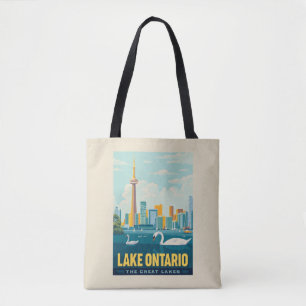 Great Lakes Lake Ontario Tote Bag