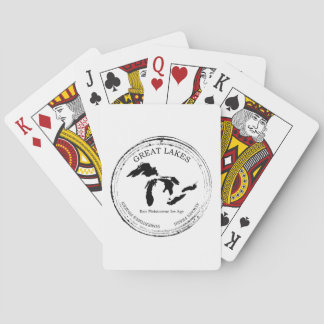 Great Lakes Logo: Always Fresh, Sometimes Frozen Playing Cards