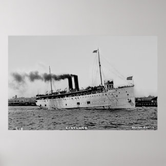 Great Lakes Passenger Steamer Eastland Poster