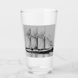 Great Lakes schooner Oliver H. Perry Glass