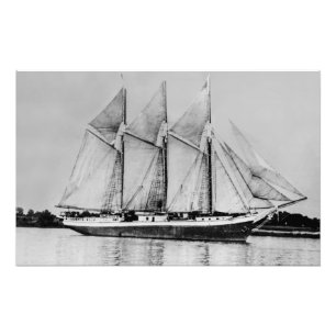 Great Lakes schooner Oliver H. Perry Photo Print