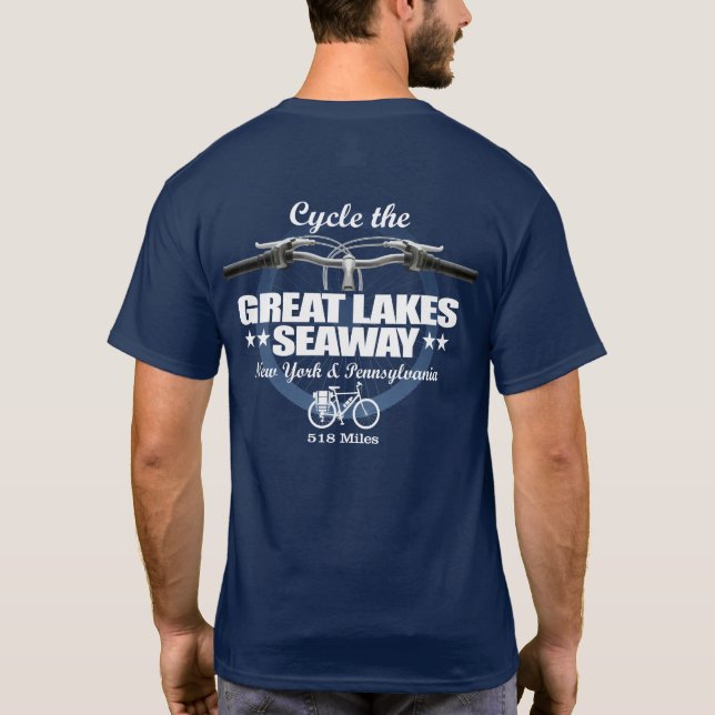 Great Lakes Seaway Trail (H2) T-Shirt (Back)