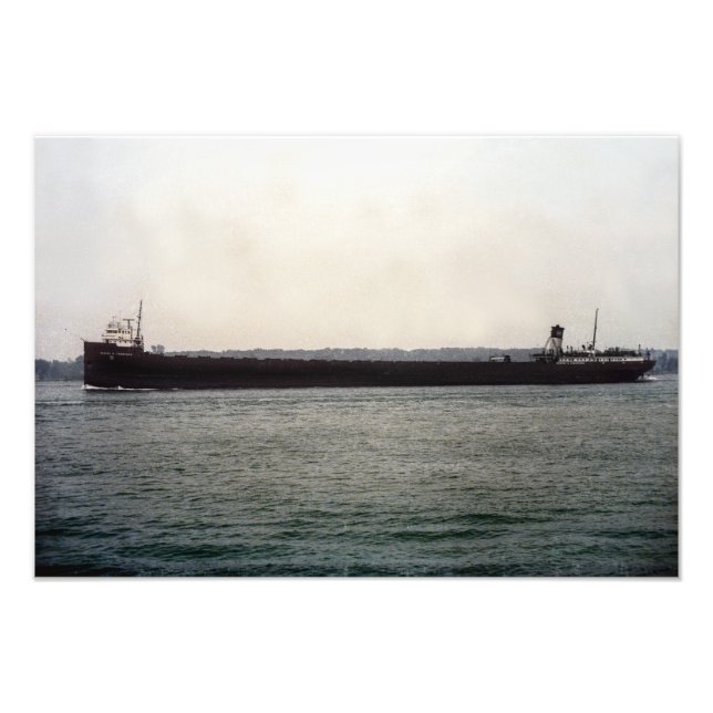 Great Lakes steamer Enders Voorhees  Photo Print (Front)