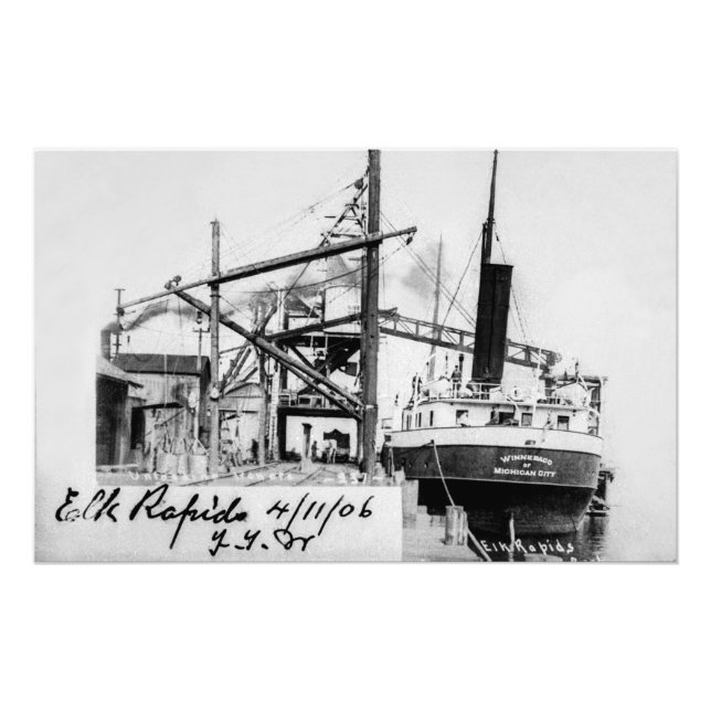 Great Lakes steamer Winnebago 1906 Photo Print (Front)
