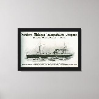 Great Lakes Steamship Co. Ludington Michigan Canvas Print