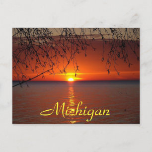 Great Lakes Sunset by Bobby Mikul Postcard
