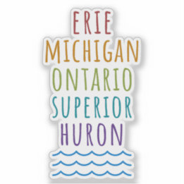 Great Lakes Vinyl Mitten State Sticker