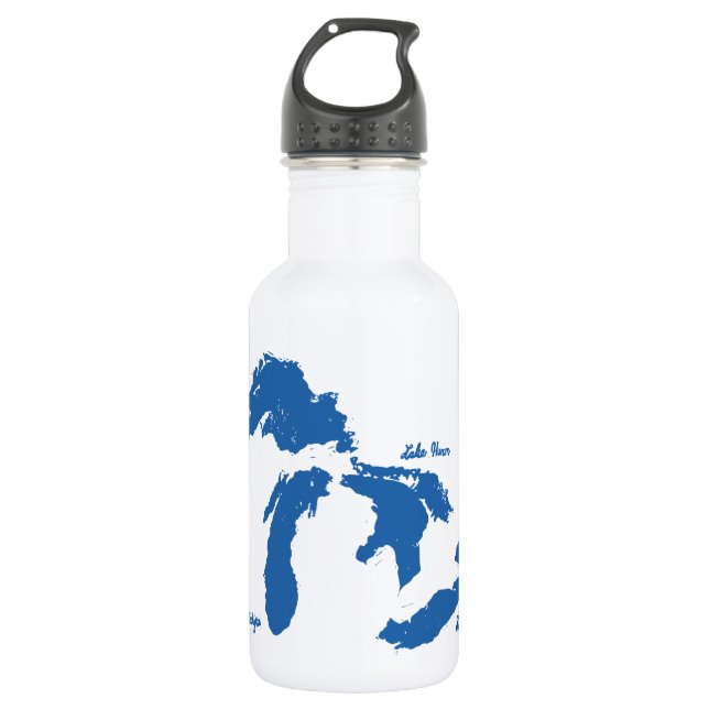 Great Lakes Water Bottle (Front)