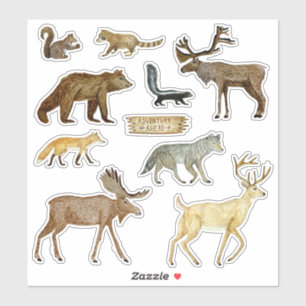 Great Lakes Wildlife Sticker Set