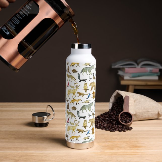 Great Lakes Wildlife Water Bottle (Coffee)