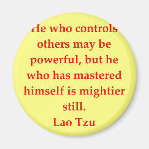 great Lao Tzu Quote Magnet