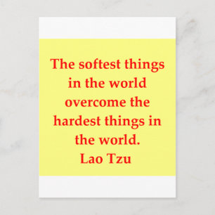 great Lao Tzu quote Postcard