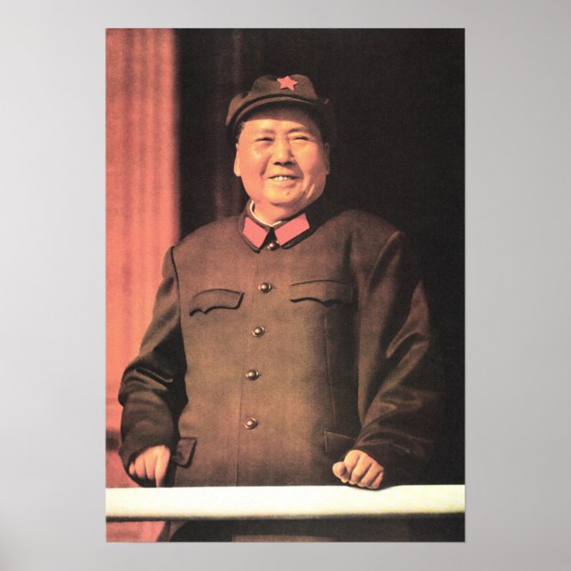 Great Leader Chairman Mao Zedong 1968 Chinese CCP Poster (Front)