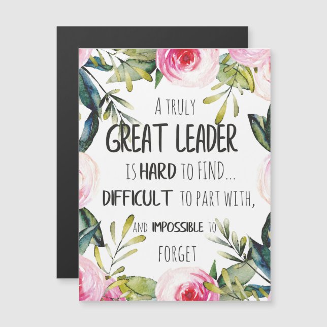 Great leader Gift great leader freedom goals power (Front/Back)