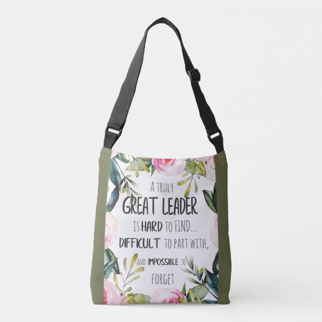 Great leader Gift great leader freedom goals power Crossbody Bag (Front)
