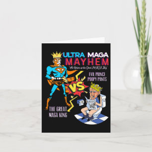 Great Maga King Donald Trump Biden Usa Ultra Maga Card