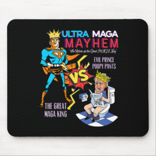 Great Maga King Donald Trump Biden Usa Ultra Maga Mouse Mat