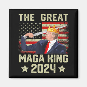 Great MAGA King Trump Biden Political Ultra Mega P Magnet